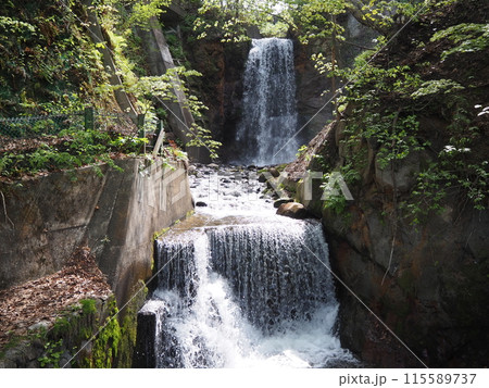 定山渓にある「白糸の滝」 定山渓にある「白糸の滝」 115589737