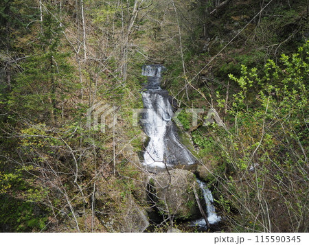 豊平峡にある「九段の滝」 豊平峡にある「九段の滝」 115590345