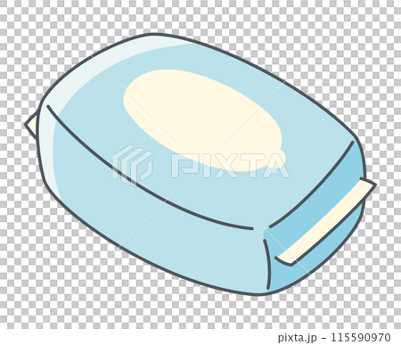 ウェットティッシュ・おしりふきのイラスト ウェットティッシュ・おしりふきのイラスト 115590970