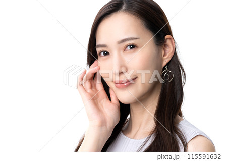 若い女性のビューティ 115591632