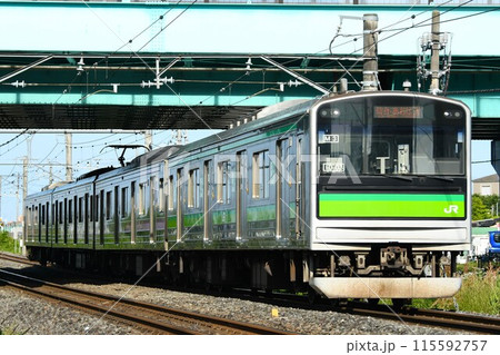 あおば通へ向けて仙石線をゆく205系3100番台 あおば通へ向けて仙石線をゆく205系3100番台 115592757