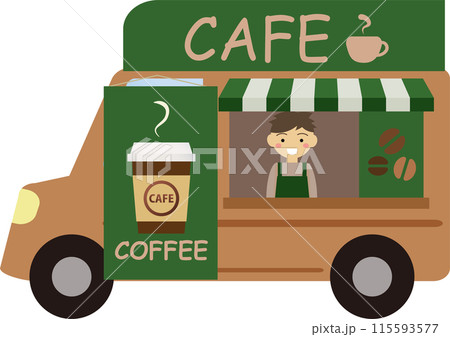 キッチンカーコーヒー 115593577