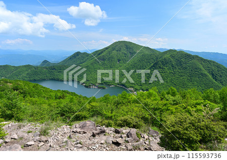 初夏の赤城山・地蔵岳山頂からの展望 115593736