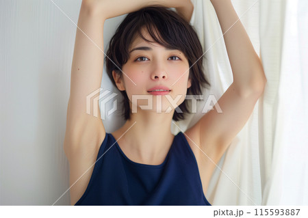 女性の脱毛イメージ 115593887
