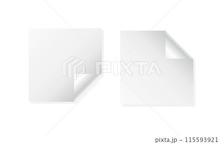 四角のシール 115593921