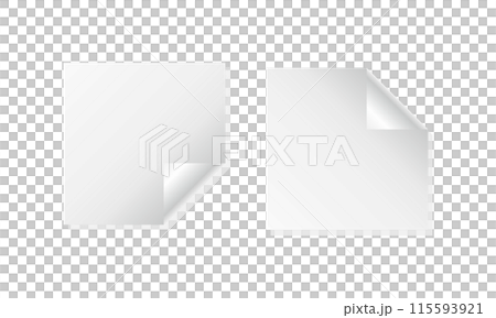 四角のシール 115593921