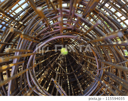 Background of metal bars at the construction site Background of metal bars at the construction site 115594035