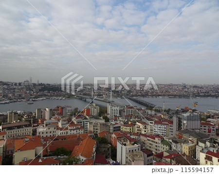 ガラタ塔からイスタンブール旧市街の景色 トルコ Galata Kulesi Istanbul ガラタ塔からイスタンブール旧市街の景色 トルコ Galata Kulesi Istanbul 115594157