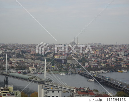 ガラタ塔からイスタンブール旧市街の景色　トルコ　Galata Kulesi　Istanbul 115594158