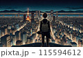 街を見下ろす不良 115594612