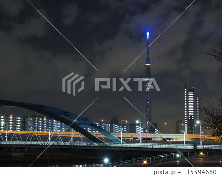 荒川から見るスカイツリー 115594680
