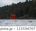 芦ノ湖の鳥居 115594707