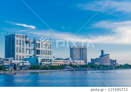 （東京都）お台場レインボー公園から眺めるお台場 115595715