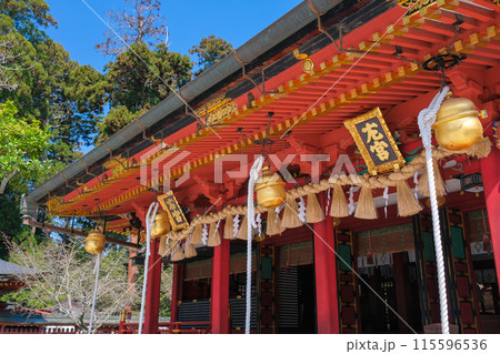 宮城県塩竈市 鹽竈神社 左右宮拝殿 宮城県塩竈市 鹽竈神社 左右宮拝殿 115596536