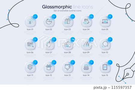 Set of Teamwork, Online delivery and Wallet line icons for web app. Fruits, Hat-trick, Sale gift icons. Website search, Sale tags, Puzzle signs. Chat message, Idea, Clipboard. Dice. Vector Set of Teamwork, Online delivery and Wallet line icons for web app. Fruits, Hat-trick, Sale gift icons. Website search, Sale tags, Puzzle signs. Chat message, Idea, Clipboard. Dice. Vector 115597357