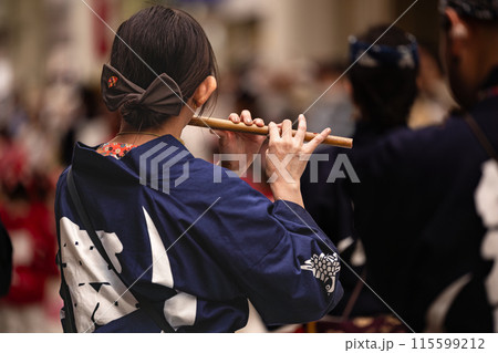 仙台青葉まつり すずめ踊り鳴り物祭笛 仙台青葉まつり すずめ踊り鳴り物祭笛 115599212