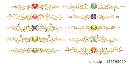 Ornate divider set 115599669