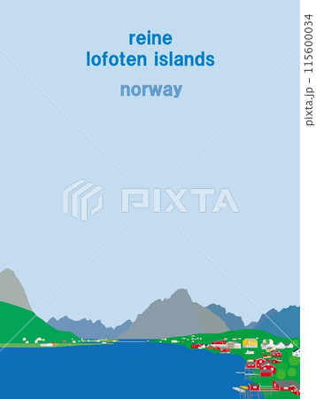 レーヌ　reine　ロフォーテン諸島　lofoten islands　ノルウェー　norway 115600034