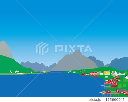 レーヌ　reine　ロフォーテン諸島　lofoten islands　ノルウェー　norway 115600045
