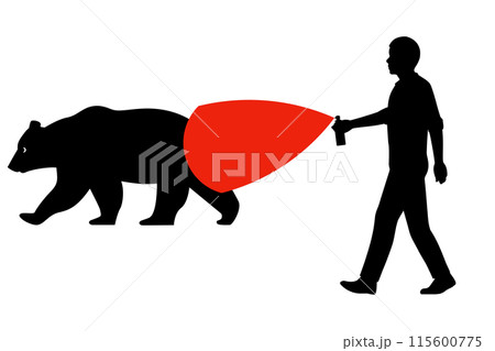 クマ撃退用スプレーのイラスト素材 [115600775] - PIXTA