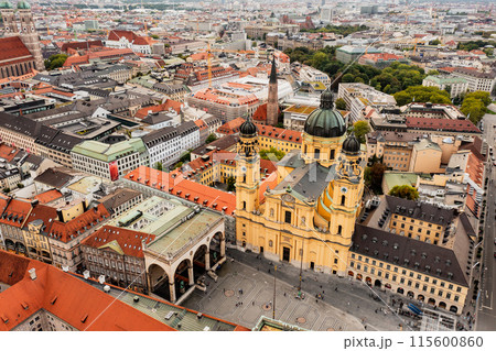 Odeonplatz in Munich, Germany, travel destination 115600860