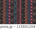 Nepalese textile background. Woven ethnic fabric texture 115601204