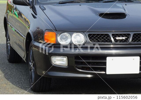 自動車イメージ　トヨタ4代目スターレットGTターボのフロントマスク 115602056