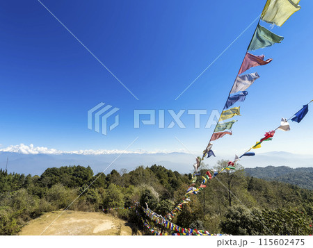 ネパール・ナガルコットから眺めるヒマラヤの峰々 Himalayas from Nagarkot ネパール・ナガルコットから眺めるヒマラヤの峰々 Himalayas from Nagarkot 115602475