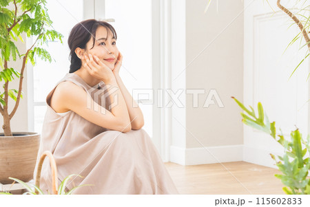 肌の綺麗な女性 肌の綺麗な女性 115602833