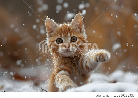 可愛い子猫9 AI生成画像 可愛い子猫9 AI生成画像 115603209