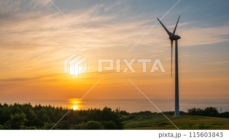 仁賀保高原（夕景） 115603843