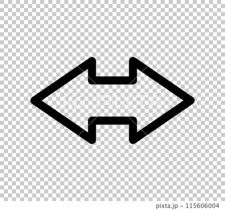 Simple double arrow icon 115606004