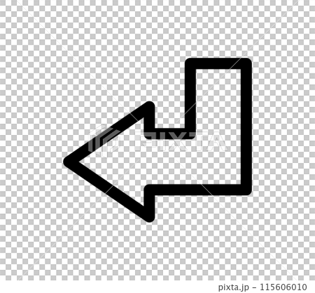 Simple arrow icon Simple arrow icon 115606010
