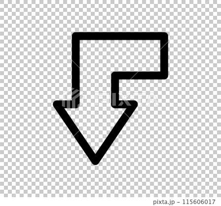 Simple arrow icon Simple arrow icon 115606017