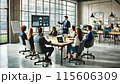 モダンオフィスでの研修セッション 115606309