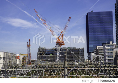 駅の工事 115606820