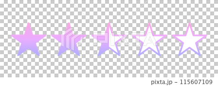 粉紅色漸層|2.5星標 115607109