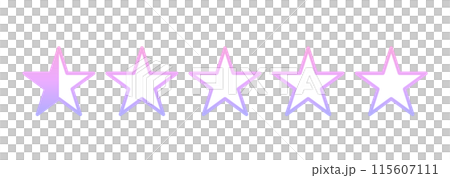 Pink gradation | 0.5 star mark Pink gradation | 0.5 star mark 115607111