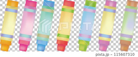 Colorful colored pencil Colorful colored pencil 115607310