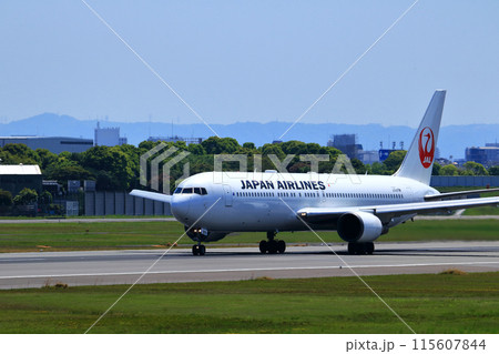 大阪国際空港　JAL　飛行機　離陸　スカイパーク 115607844