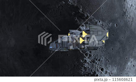 宇宙船と月 115608621
