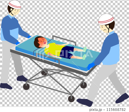 救急で運ばれる熱中症の子ども 115608782