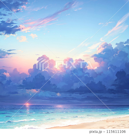 雲の隙間から見える海 雲の隙間から見える海 115611106