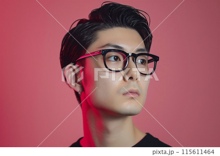 刈り上げ七三のイケメン男子 115611464