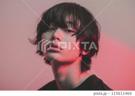 バンドのギターをやってそうなイケメン男子 115611468