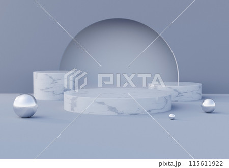 3D podium marble background. Fashion podium. Abstract composition in minimal design. Platforms for product display presentation. Stage showcase. 3D podium marble background. Fashion podium. Abstract composition in minimal design. Platforms for product display presentation. Stage showcase. 115611922