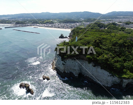 茨城　日立　川尻灯台（ドローン空撮） 115612383