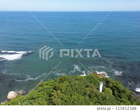 茨城 日立 川尻灯台(ドローン空撮) 茨城 日立 川尻灯台(ドローン空撮) 115612386