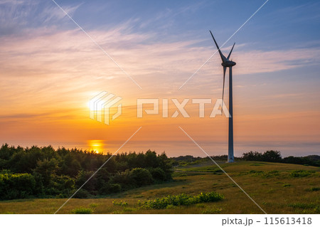 仁賀保高原（夕景） 115613418