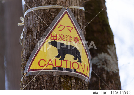 クマ出没注意 115615590
